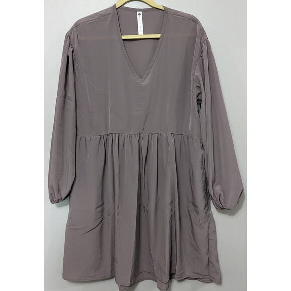 Constant Sol Women's Made In The USA SPF 45 Midi Beige/Gray Dress Size M - Picture 1 of 5